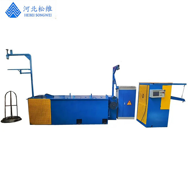 4 Tower Wheels 3.0-1.0 Mm Wet Wire Drawing Machine
